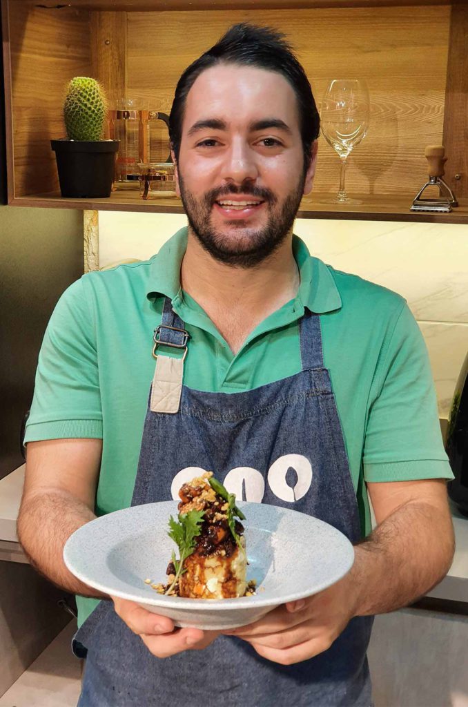 Juan David y receta de pollo agridulce